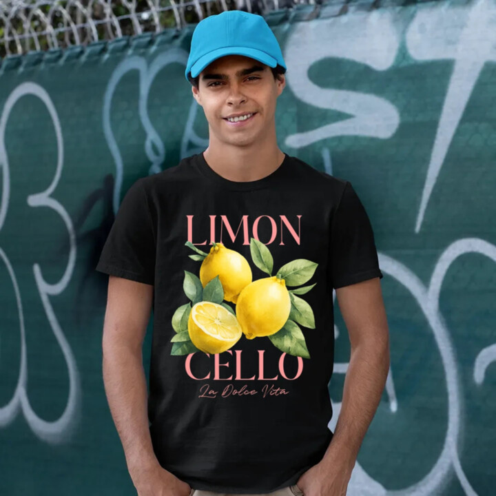 Limoncello La Dolce Vita - Citrón Lemon - pánske tričko s potlačou
