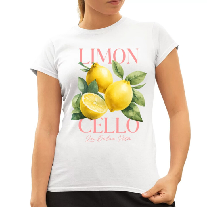 Limoncello La Dolce Vita - Citrón Lemon - dámske tričko s potlačou