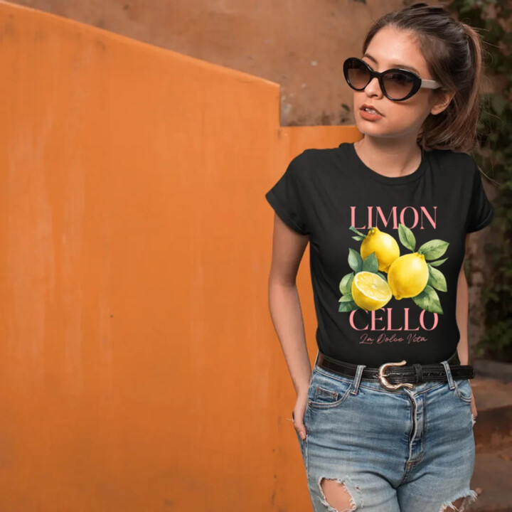 Limoncello La Dolce Vita - Citrón Lemon - dámske tričko s potlačou