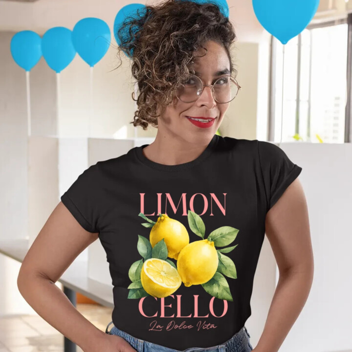 Limoncello La Dolce Vita - Citrón Lemon - dámske tričko s potlačou