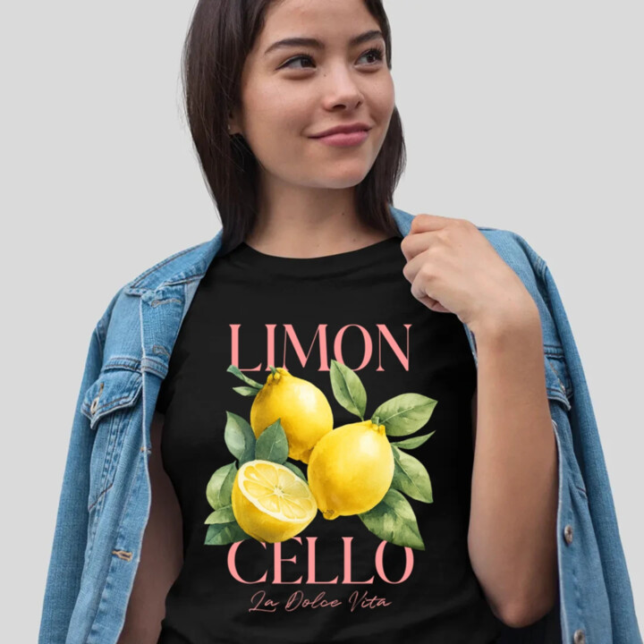 Limoncello La Dolce Vita - Citrón Lemon - dámske tričko s potlačou