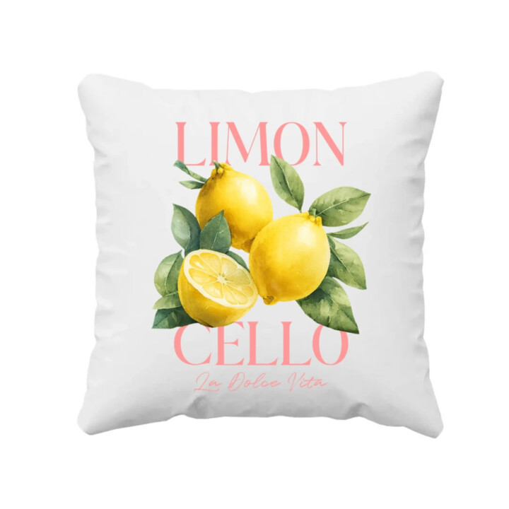 Limoncello La Dolce Vita - Citrón Lemon - vankúš s potlačou