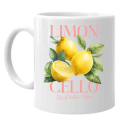 Limoncello La Dolce Vita - Citrón Lemon - keramický hrnček s potlačou
