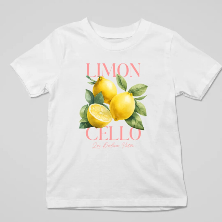 Limoncello La Dolce Vita - Citrón Lemon - detské tričko s potlačou