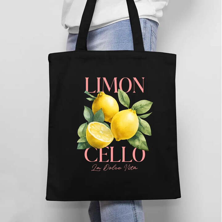 Limoncello La Dolce Vita - Citrón Lemon - taška s potlačou
