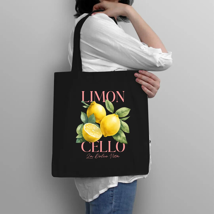 Limoncello La Dolce Vita - Citrón Lemon - taška s potlačou
