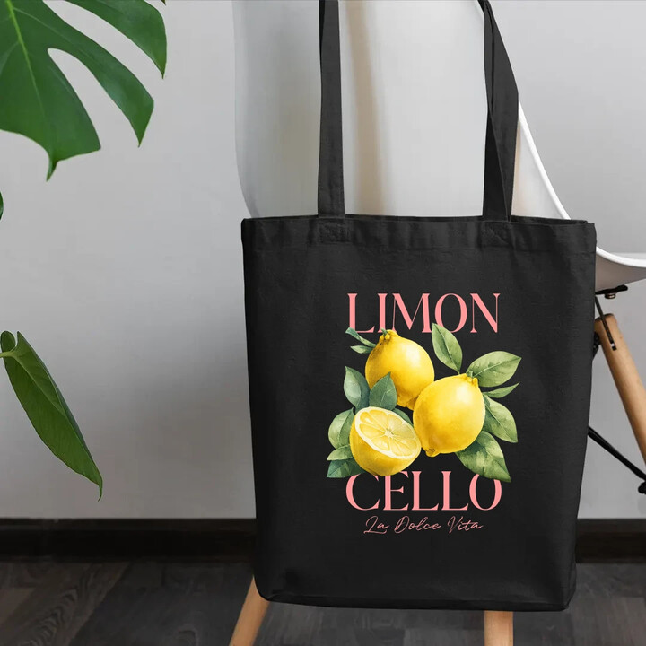 Limoncello La Dolce Vita - Citrón Lemon - taška s potlačou