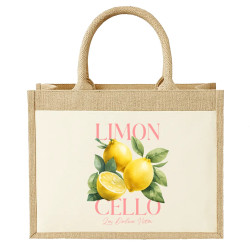 Limoncello La Dolce Vita - Citrón Lemon - Jutová taška s potlačou