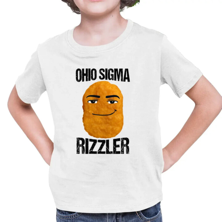 Ohio sigma rizzler - detské tričko s potlačou