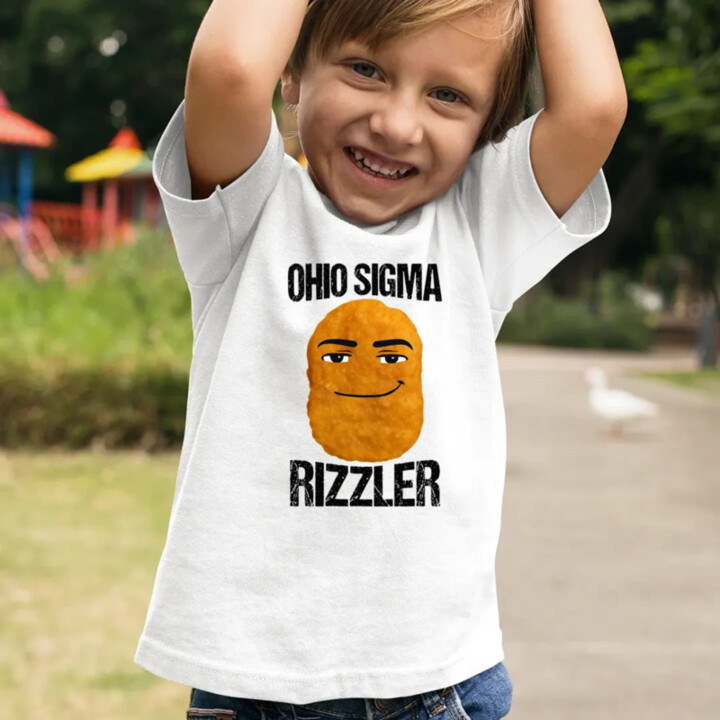 Ohio sigma rizzler - detské tričko s potlačou