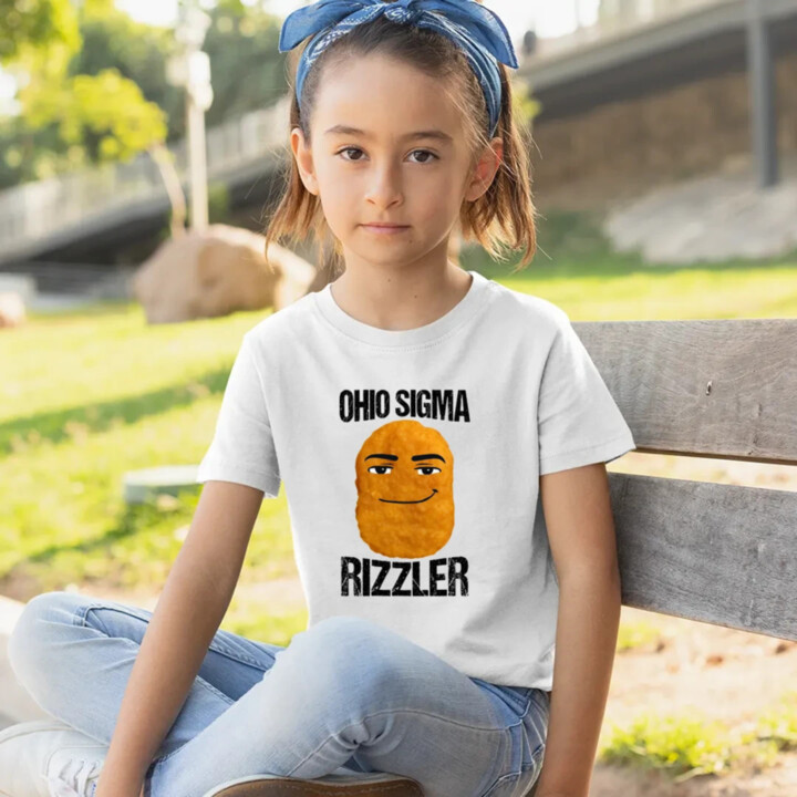Ohio sigma rizzler - detské tričko s potlačou