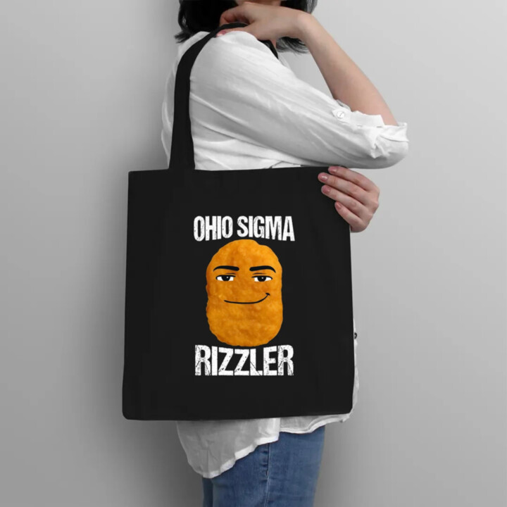 Ohio sigma rizzler - taška s potlačou