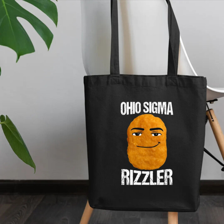Ohio sigma rizzler - taška s potlačou