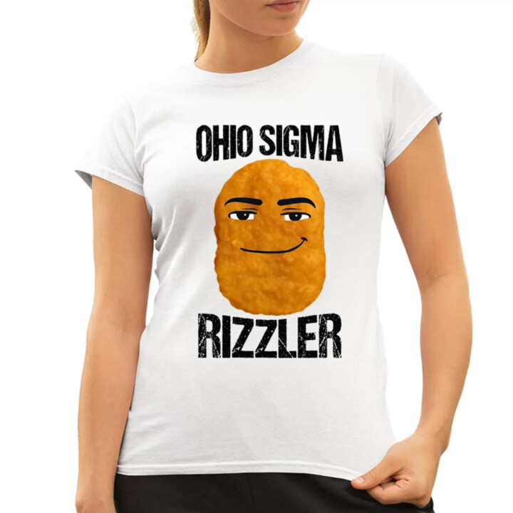 Ohio sigma rizzler - dámske tričko s potlačou