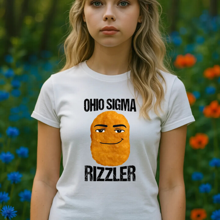 Ohio sigma rizzler - dámske tričko s potlačou
