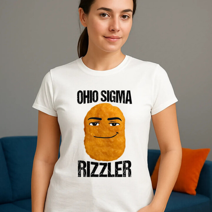 Ohio sigma rizzler - dámske tričko s potlačou