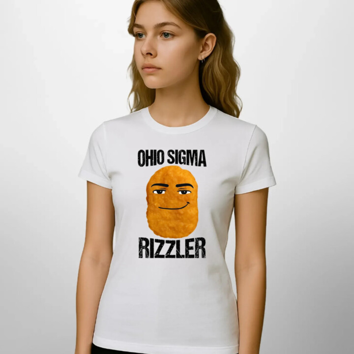 Ohio sigma rizzler - dámske tričko s potlačou