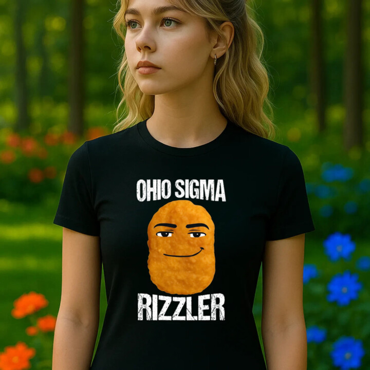 Ohio sigma rizzler - dámske tričko s potlačou
