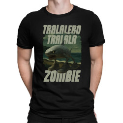 Tralalero tralala - zombie - Italian Brainrot  - pánske tričko s potlačou