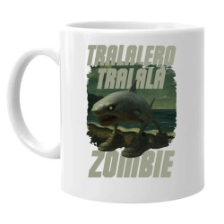 Tralalero tralala - zombie - Italian Brainrot  - keramický hrnček s potlačou