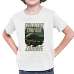 Tralalero tralala - zombie - Italian Brainrot  - detské tričko s potlačou
