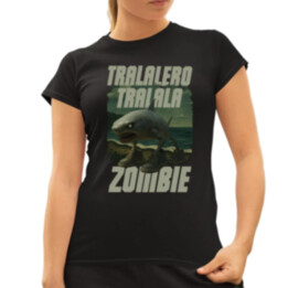 Tralalero tralala - zombie - Italian Brainrot  - dámske tričko s potlačou