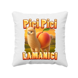 Pici pici lamanici - Italian Brainrot  - vankúš s potlačou