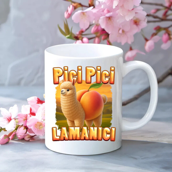 Pici pici lamanici - Italian Brainrot  - keramický hrnček s potlačou