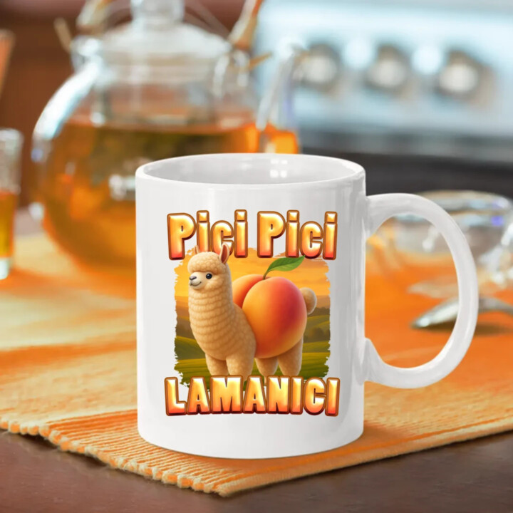 Pici pici lamanici - Italian Brainrot  - keramický hrnček s potlačou
