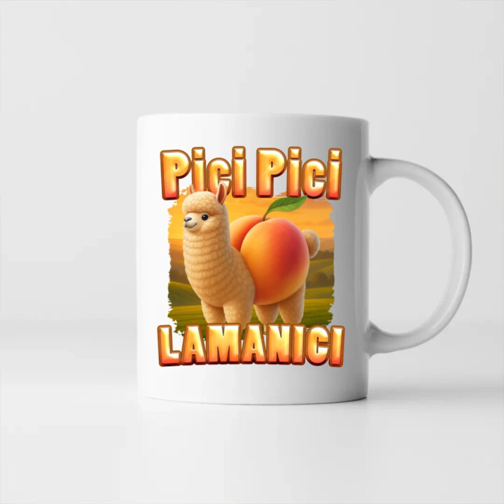Pici pici lamanici - Italian Brainrot  - keramický hrnček s potlačou