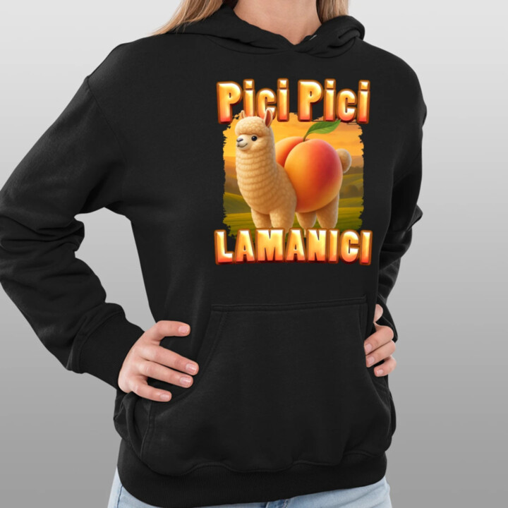 Pici pici lamanici - Italian Brainrot   - dámska mikina s potlačou