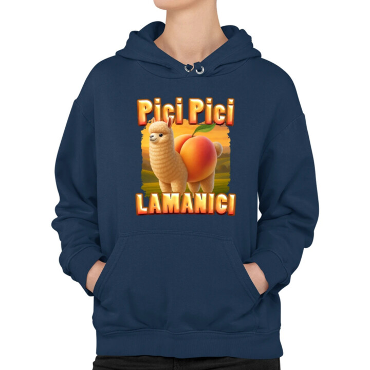 Pici pici lamanici - Italian Brainrot   - dámska mikina s potlačou