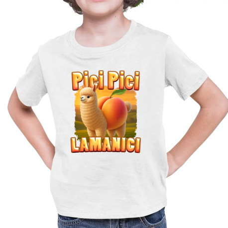 Pici pici lamanici - Italian Brainrot  - detské tričko s potlačou