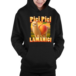 Pici pici lamanici - Italian Brainrot  - detská mikina s kapucňou