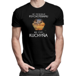 Mne stačí kuchyňa -  pánske tričko s potlačou