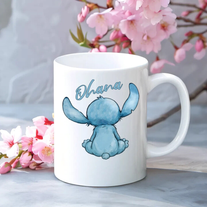 Ohana - keramický hrnček s potlačou pre fanúšikov lilo a stitcha