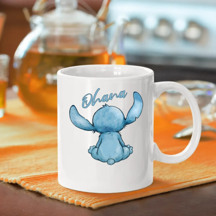 Ohana - keramický hrnček s potlačou pre fanúšikov lilo a stitcha