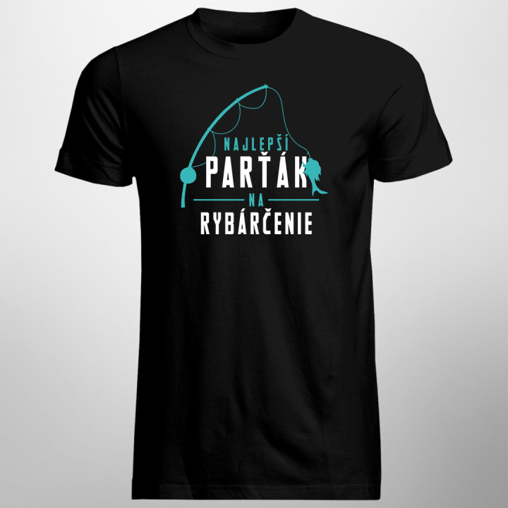Najlepší parťák na rybárčenie - pánske tričko s potlačou
