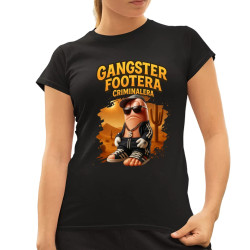 Gangster Footera Criminalera - Italian Brainrot - zločinecká noha - dámske tričko s potlačou
