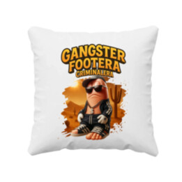 Gangster Footera Criminalera - Italian Brainrot - zločinecká noha - vankúš s potlačou