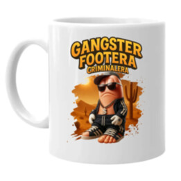 Gangster Footera Criminalera - Italian Brainrot - zločinecká noha - keramický hrnček s potlačou