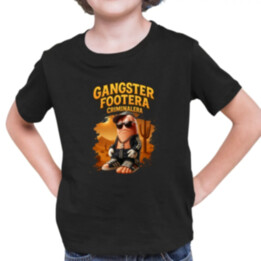 Gangster Footera Criminalera - Italian Brainrot - zločinecká noha - detské tričko s potlačou
