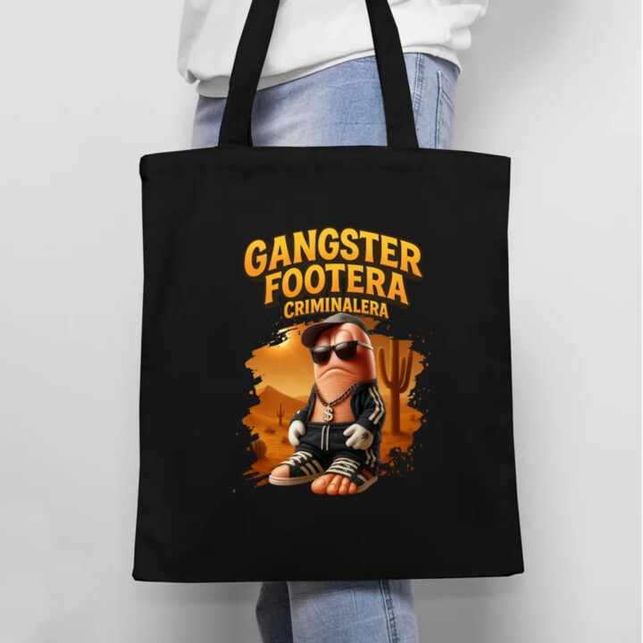 Gangster Footera Criminalera - Italian Brainrot - zločinecká noha - taška s potlačou