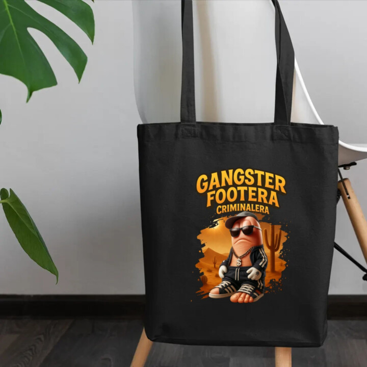 Gangster Footera Criminalera - Italian Brainrot - zločinecká noha - taška s potlačou