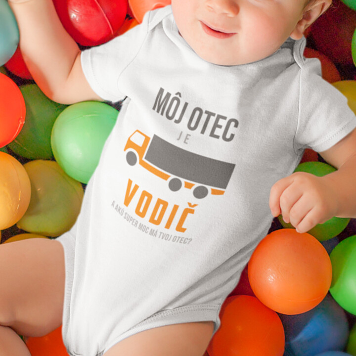 Môj otec je vodič - a akú super moc má tvoj otec? - body s potlačou