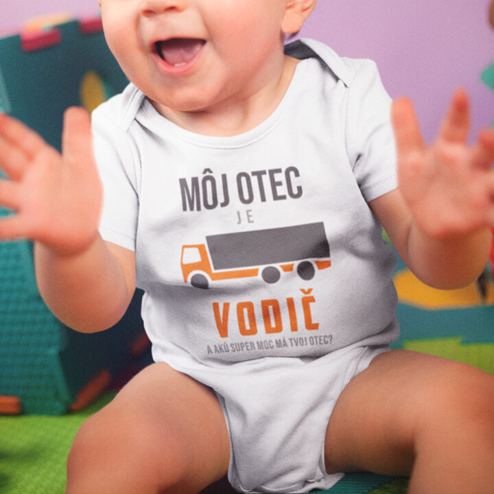 Môj otec je vodič - a akú super moc má tvoj otec? - body s potlačou
