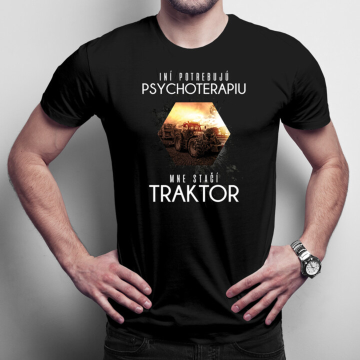 Mne stačí traktor - pánske a dámske tričko s potlačou