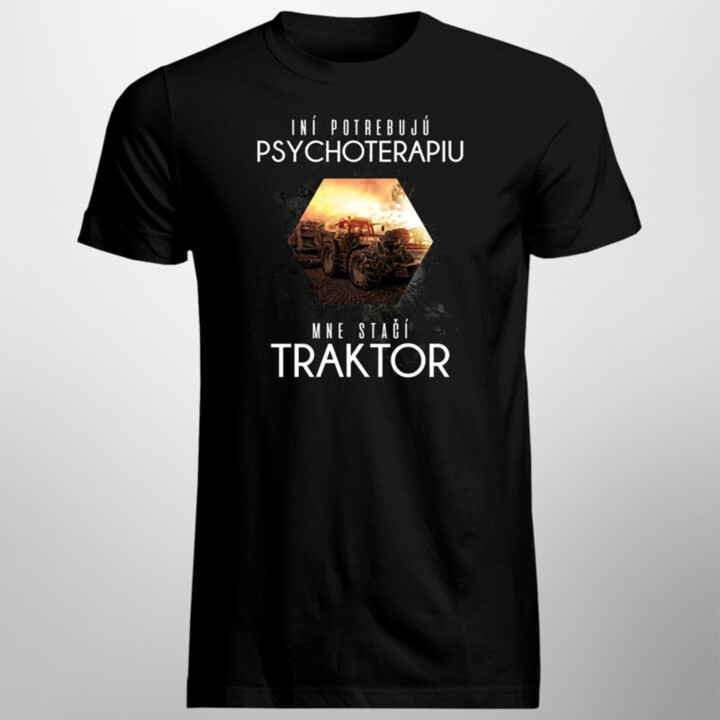 Mne stačí traktor - pánske a dámske tričko s potlačou