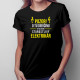 Dievčinu už sa stará starostlivý elektrikár - dámske tričko s potlačou