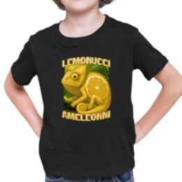 Lemonucci Ameleonni - Italian Brainrot - chameleón citrón - detské tričko s potlačou